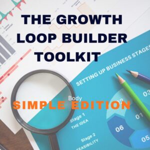 Growth Loop Builder Toolkit cover page for digital business download